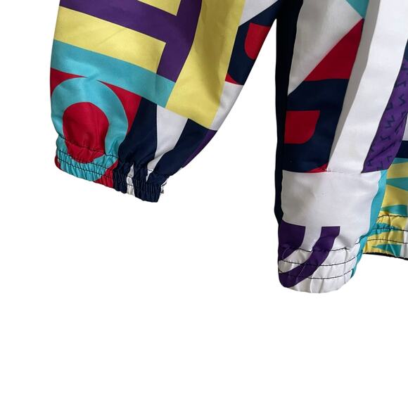 Parish Nation Boys Jacket L Hooded Logo Color Block Full Zip Pockets Lightweight - Picture 11 of 13